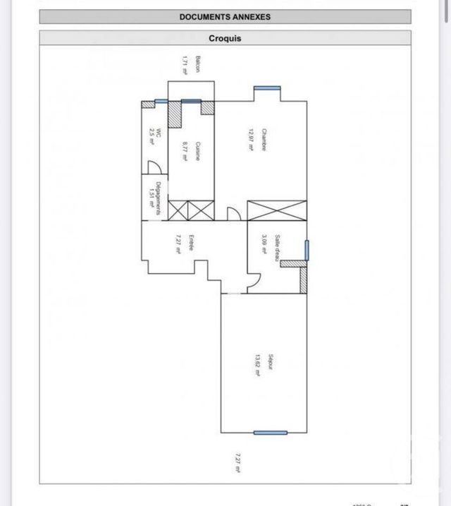 Appartement F2 à vendre - 2 pièces - 49.73 m2 - NICE - 06 - PROVENCE-ALPES-COTE-D-AZUR - Century 21 Lafage Transactions