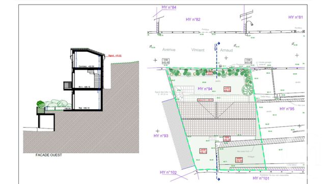 terrain à vendre - 150.0 m2 - NICE - 06 - PROVENCE-ALPES-COTE-D-AZUR - Century 21 Lafage Transactions