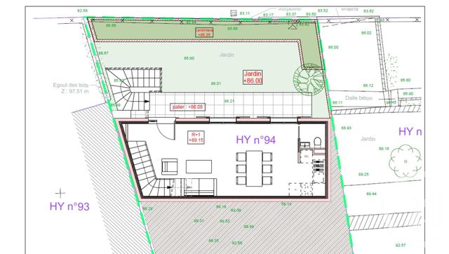 terrain à vendre - 150.0 m2 - NICE - 06 - PROVENCE-ALPES-COTE-D-AZUR - Century 21 Lafage Transactions
