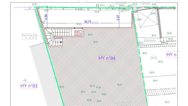 terrain à vendre - 150.0 m2 - NICE - 06 - PROVENCE-ALPES-COTE-D-AZUR - Century 21 Lafage Transactions