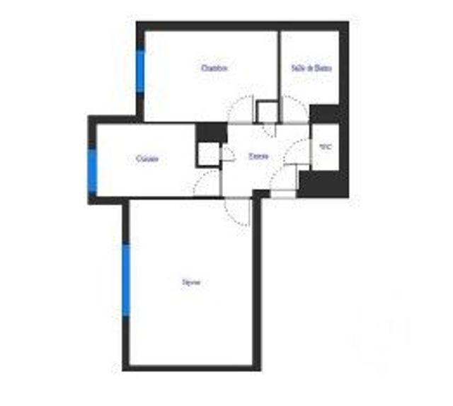 Appartement F2 à vendre - 2 pièces - 48.95 m2 - NICE - 06 - PROVENCE-ALPES-COTE-D-AZUR - Century 21 Lafage Transactions